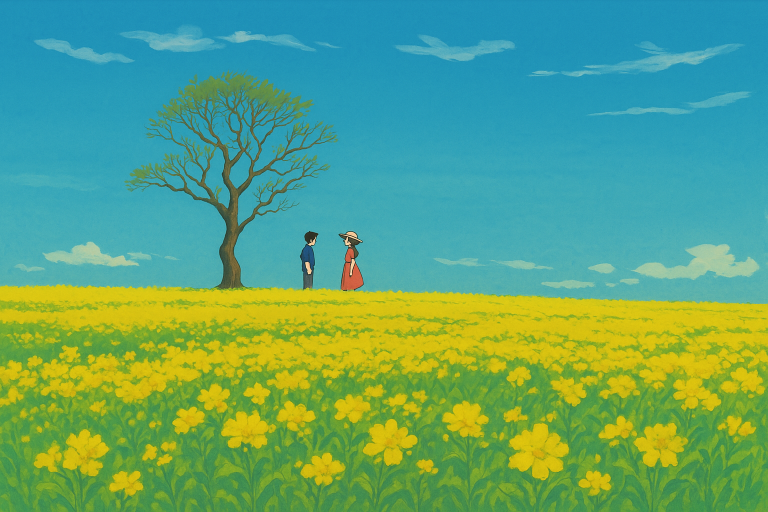 챗지피티 지브리 스타일 그림 예시