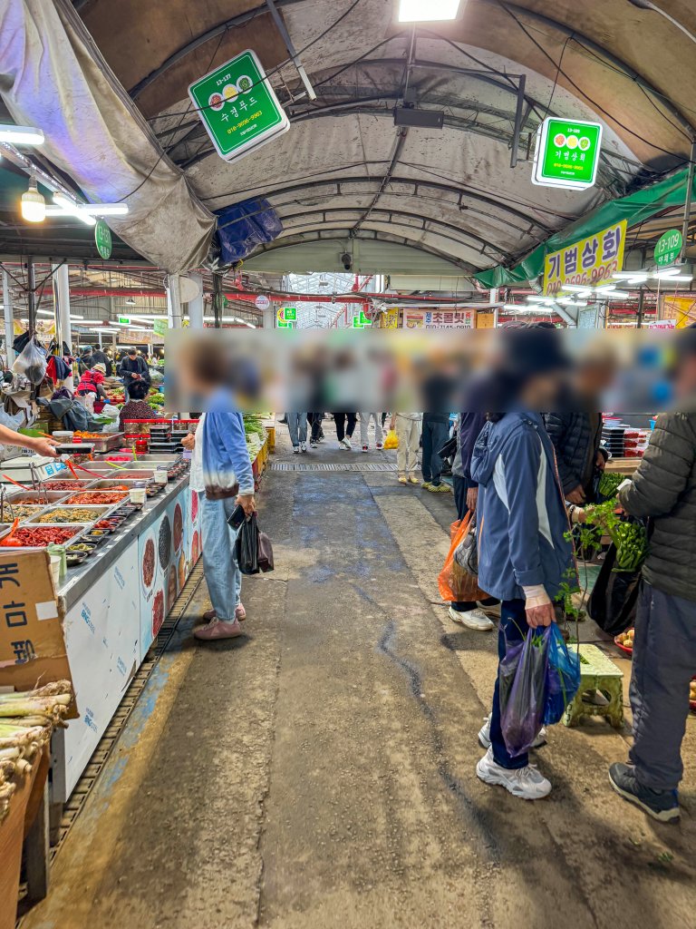 제주시민속오일장 전경 — 제주 최대 전통시장 모습