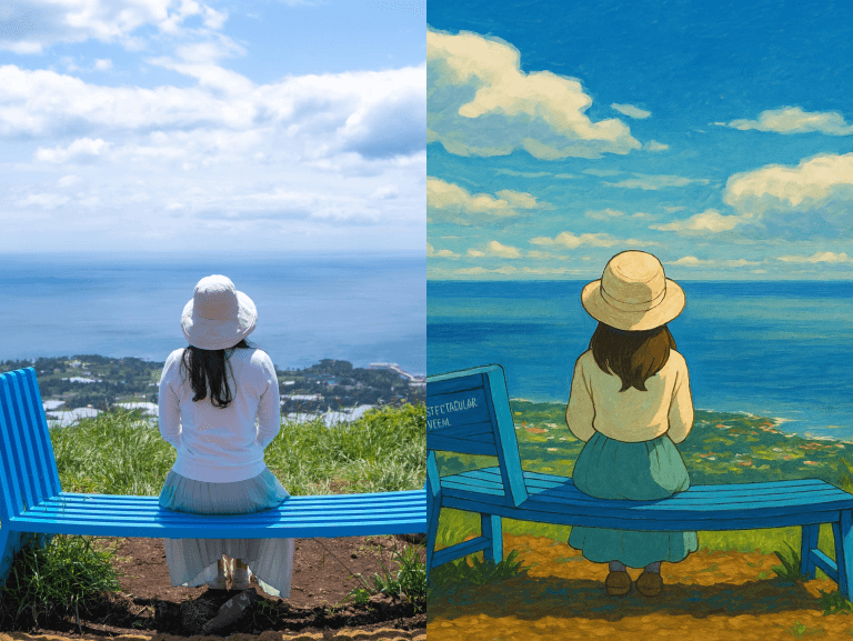 ChatGPT를 활용한 지브리 스타일 사진 변환 - Before After 예시 포함